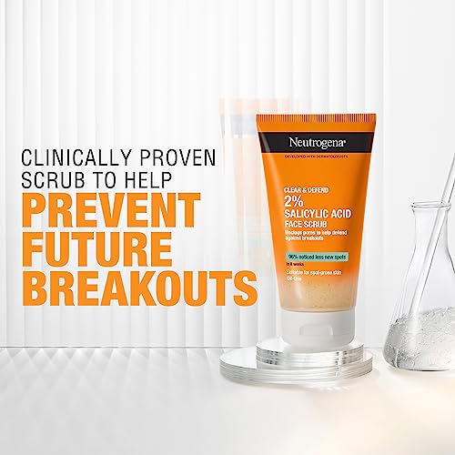 NEUTROGENA® Clear & Defend 2% Salicylic Acid Face Scrub 150ml