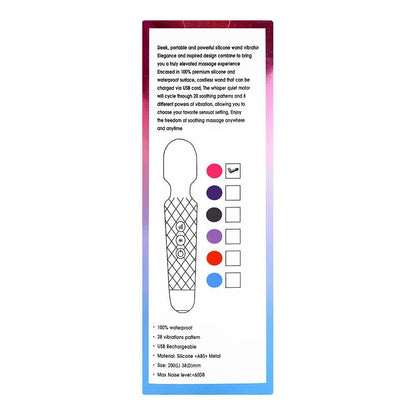 Fun Time Rechargeable Vibrator Sex Toy, Waterproof, 28 Patterns, For Adults