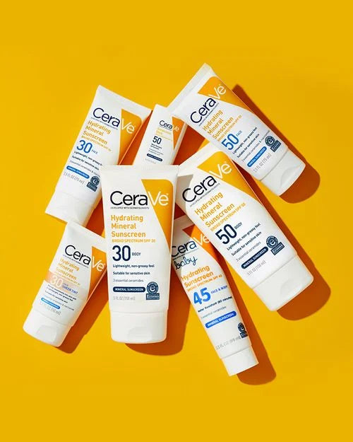 Cerave Hydrating Mineral Sunscreen Spf50 75Ml